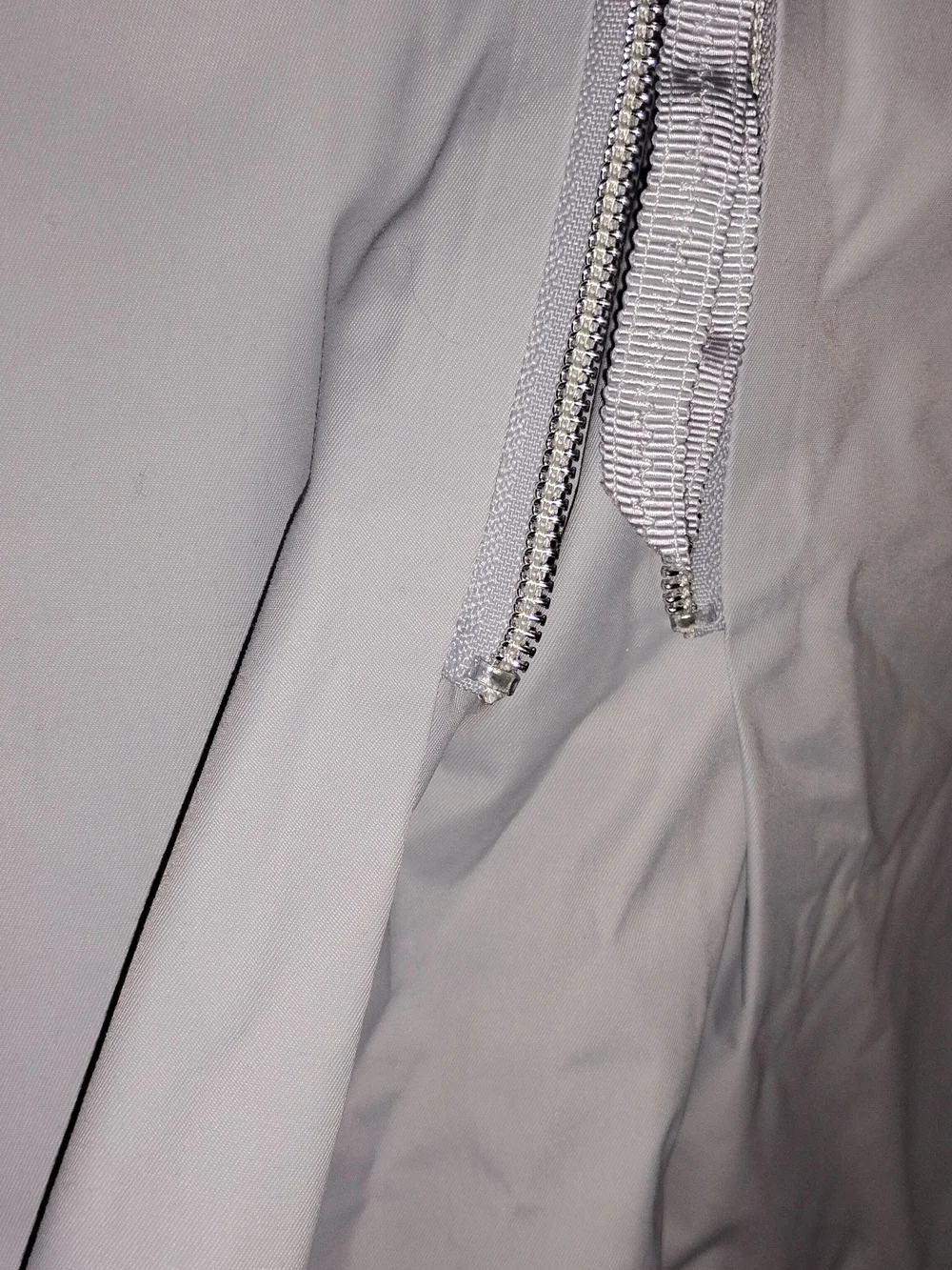 lululemon athletica Light Gray Hooded Zip Utility Jacket